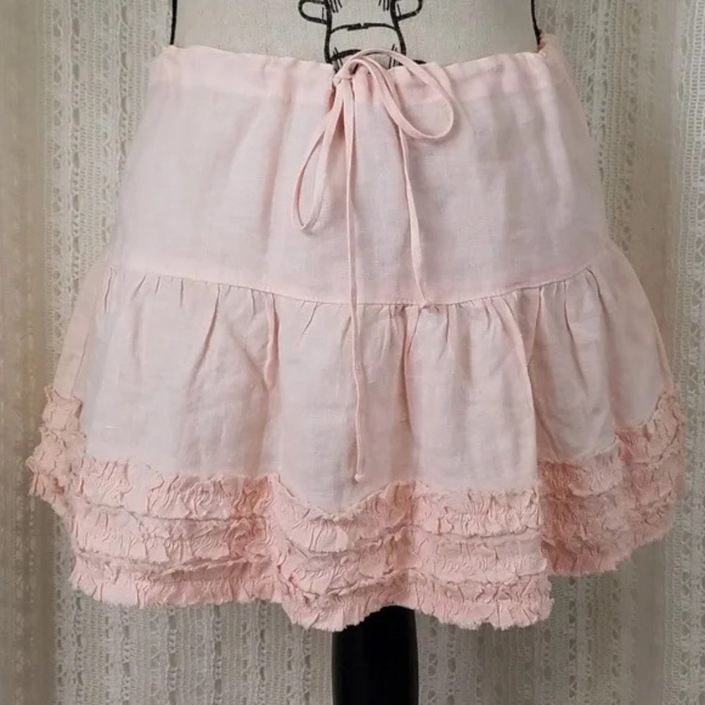 Juicy Couture Drawstring Ruffle Skirt